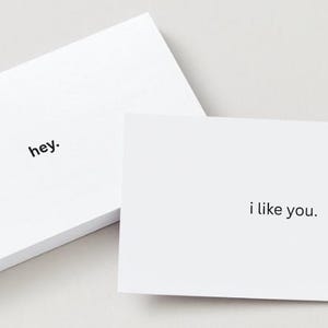 Pass-it Notizen | Minimalistische emotionale Karten | Kurzes Affirmationskarten-Set | Psychische Gesundheit Geschenk | Spaß / lustige Karten