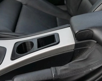 3D-printed cup holder for BMW E90