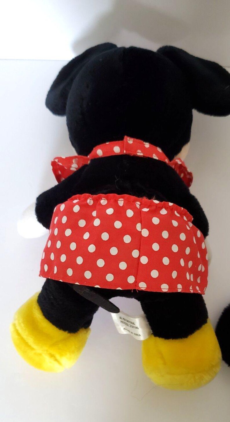 Vintage Disney Minnie Mouse Plush Toy 13 Inches with Tag Disney World zdjęcie 2