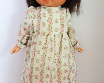 Vintage Fisher Price My Friend Jenny Play Doll 1978 16 Inches Pink Green Gown