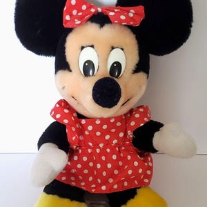 Vintage Disney Minnie Mouse Plush Toy 13 Inches with Tag Disney World zdjęcie 1