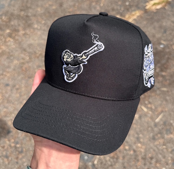 Banned Wagon San Diego Fried Friars Black A-Frame Snapback Hat