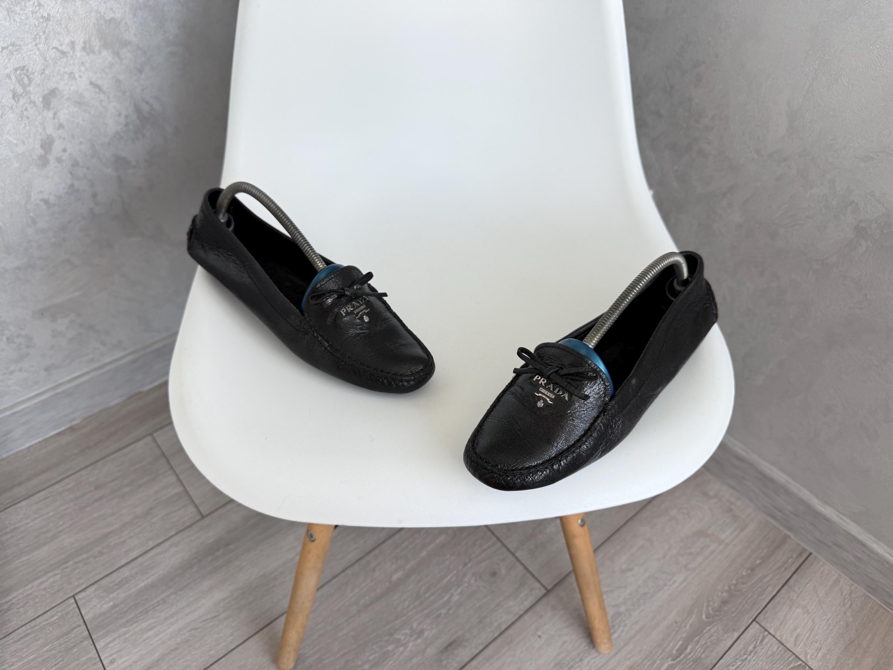 【希少】PRADA Leather ballet flat バレエシューズ ロゴ 黒 PRADA Women's Ballet Flats | eBay
