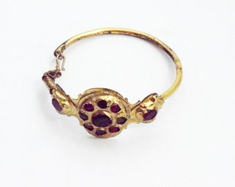 Moroccan Hoop Earring Worn as a Bracelet