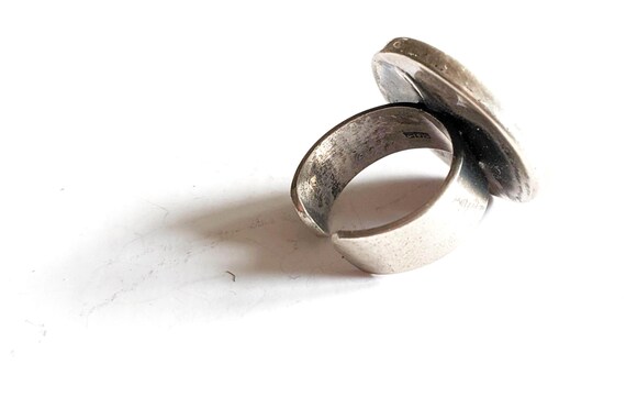 Arabic Calligraphy Silver Adjustable Ring - image 7