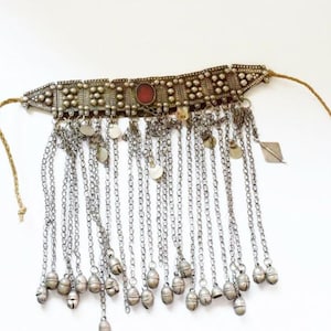 Vintage Silver Choker Necklace Worn in Saudi Arabia