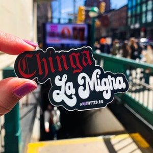 Chinga La Migra Decal Sticker!