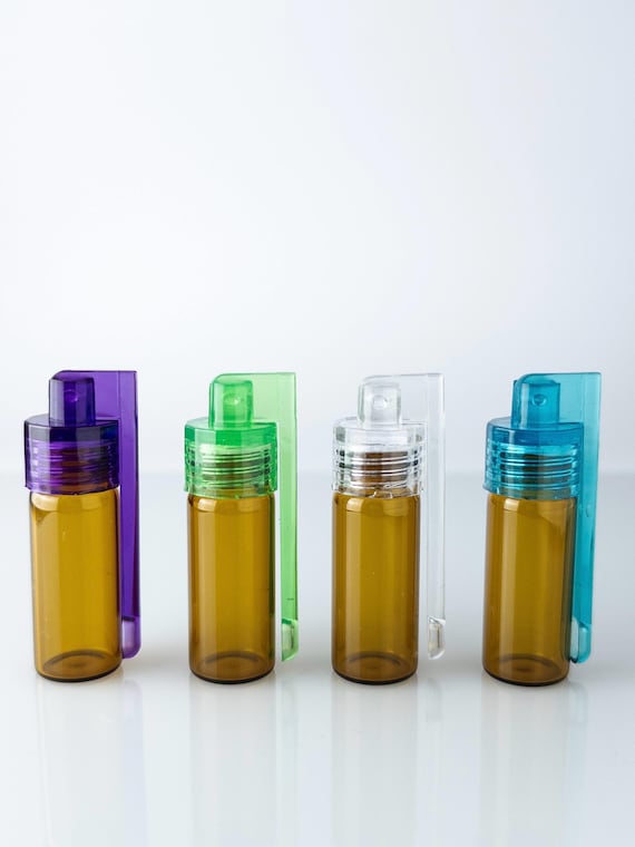 1x Mini Glass Vial with Scoop
