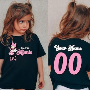 I&#39;m This Many Minnie Birthday Shirt, Minnie Mouse Party, Disney Birthday Shirt, 3rd Birthday Shirt, Disneyland Trip, Birthday Princess Shirt