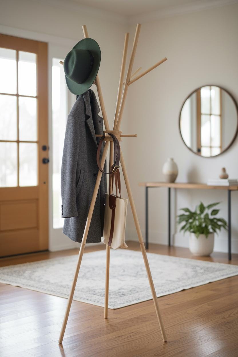 Free Standing Coat Rack
