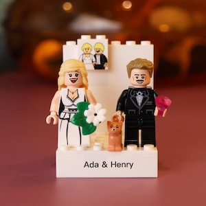 Customized Minifigures for Romantic Anniversary, Wedding, Engagement | Personalized Couple Gift, Customize Lover Figures, Formal Event