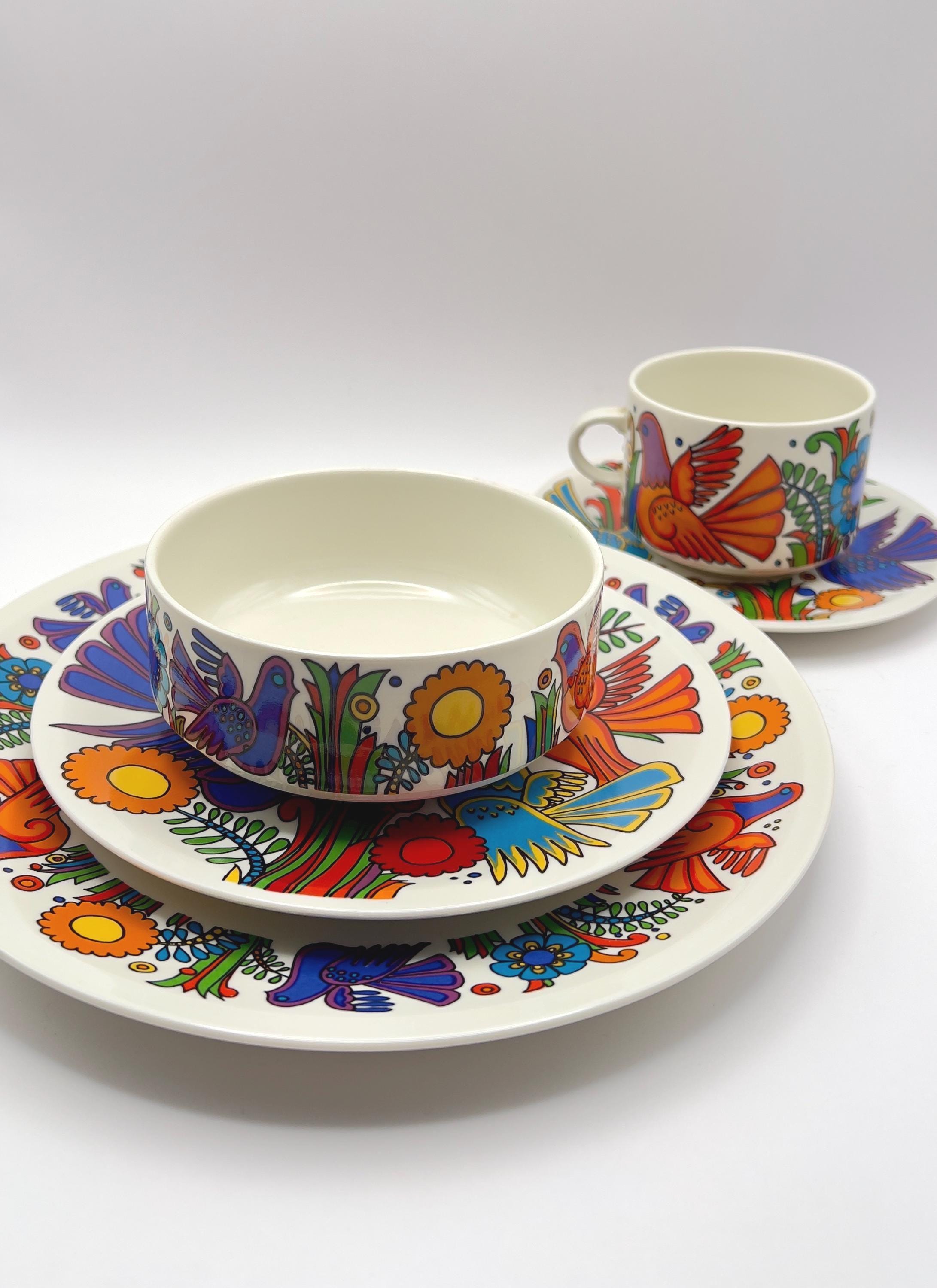 Villeroy & Boch Amapolo 花柄 ボウル 6枚セット　廃盤 Villeroy & Boch Amapolo 花柄 ボウル 6枚セット 廃盤 ビレロイ