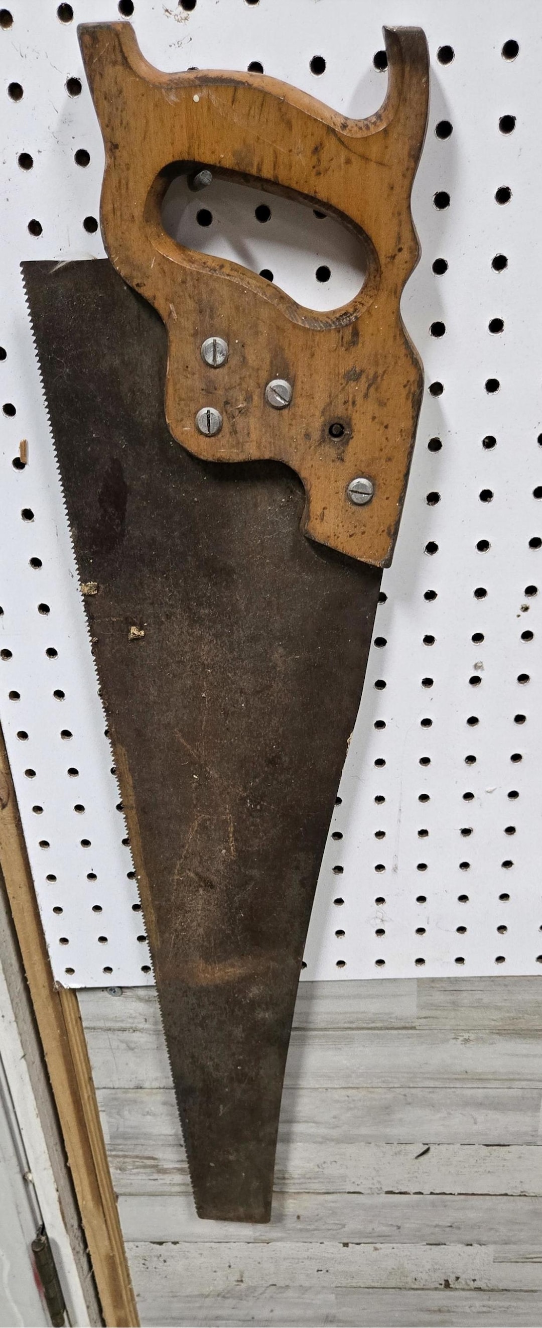 Vintage Disston Philada D-8 Handsaw Antique Woodworking Tool 26 Inch ...