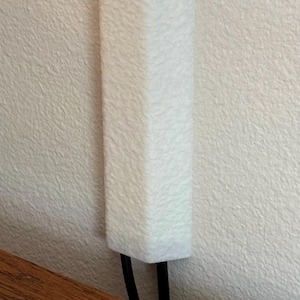 Paintable TV Cable Cover | Textured Cord Hider for Wall Mounted TV | Low Profile Wire Cover | 3D Printed Cable Management | 6" Segmented