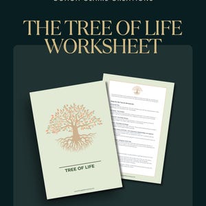 Tree of Life Coaching Worksheet | Resilience & Values Root Reflection