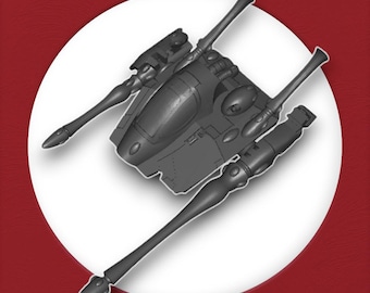 Elven Turret Conversion Kit 1 for SCI FI Elf | Perfect for upgrading your elven tank in sci-fi war games