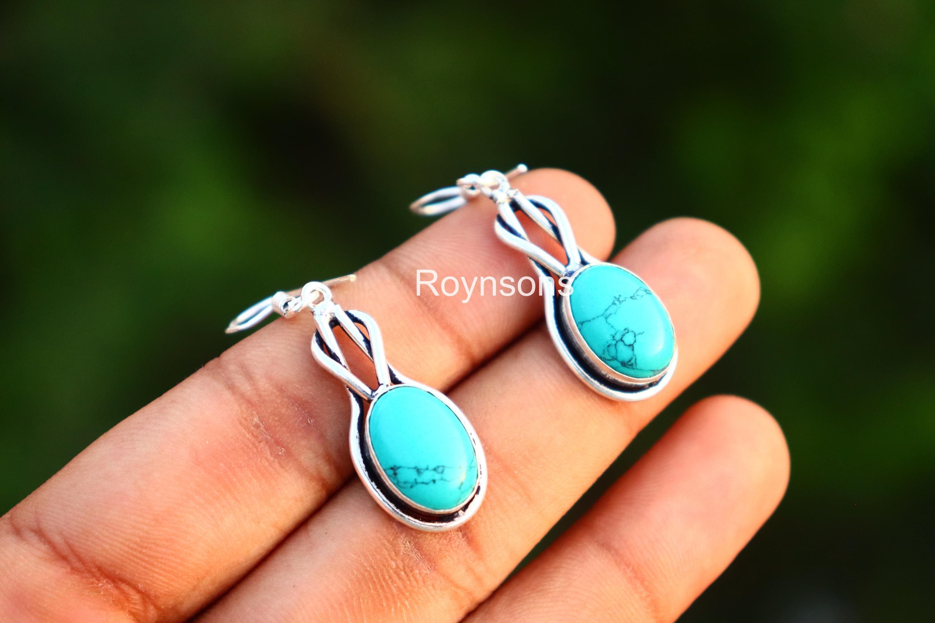 Vintage Turquoise Earrings - Etsy