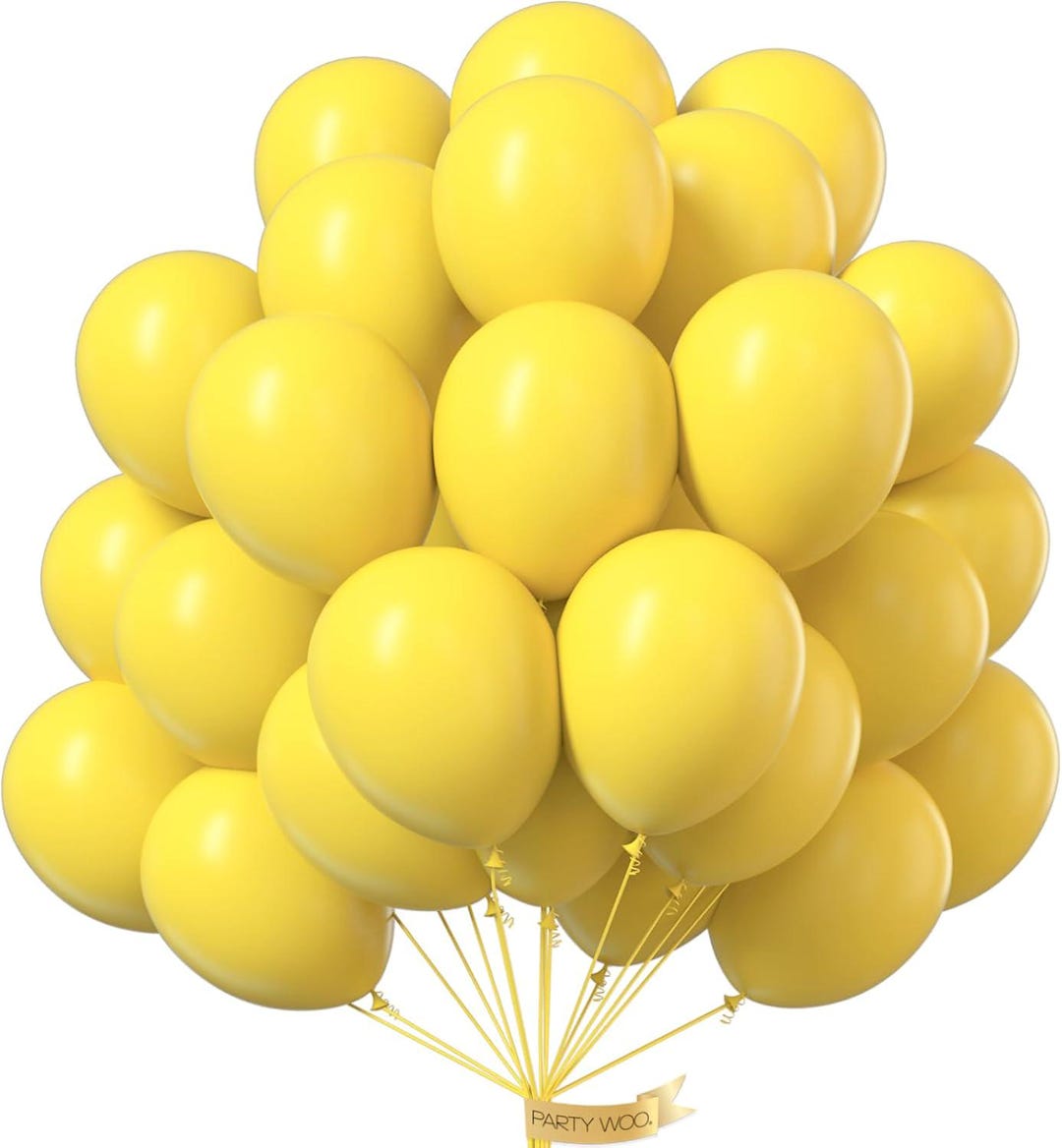 Yellow Balloons 50pcs 12 Inch Yellow Latex Helium Balloons for Birthday ...