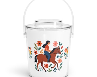 Ice Bucket with Tongs