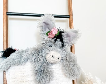 Donkey Lovey - Nursery Décor - Baby Shower Gift - by JoJo's Bootique