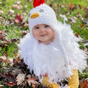 Feathered Baby Chicken Halloween Costume Baby Girl Chick Costume Costume for Baby by JoJo's Bootique image 2