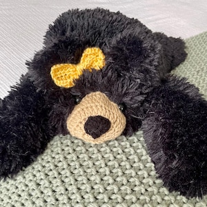Weighted Minky Bear Plush: Handmade Sensory Stuffed Animal