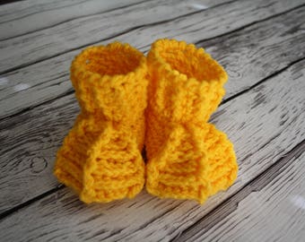 duck feet baby booties