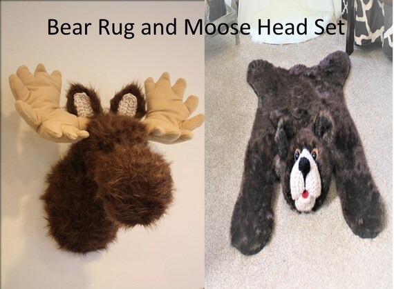 moose rug for nursery