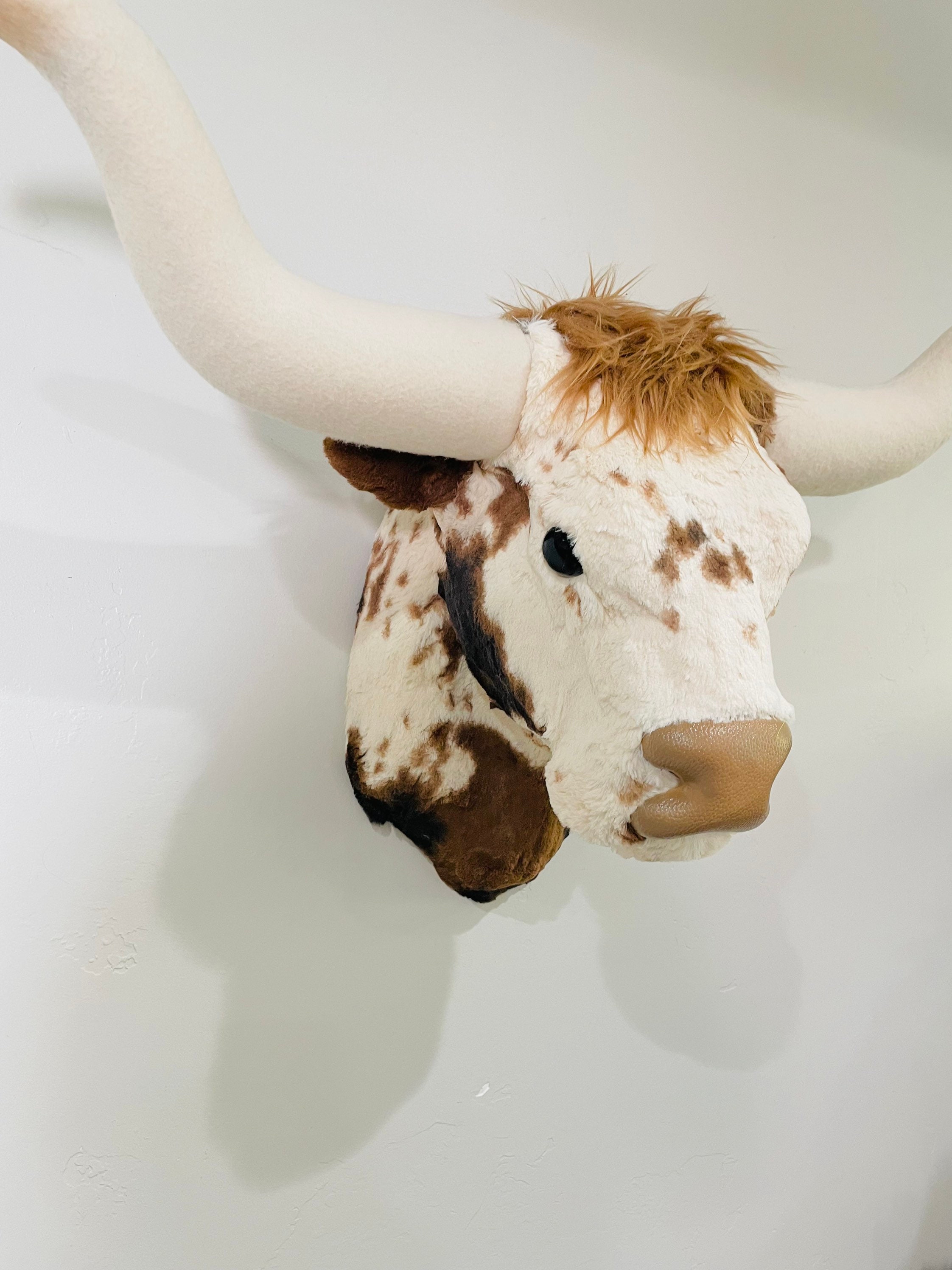 Western Americana Large Rustic Studded Longhorn Steer Skull Wall Decor – Resin – 40.25 Inches Wide