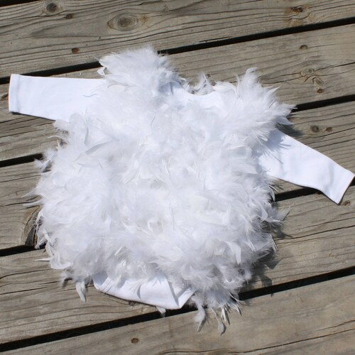 Feathered Romper - Baby Costume - Halloween Costume Romper - Feathered Costume Suite Romper - By JoJo's Bootique