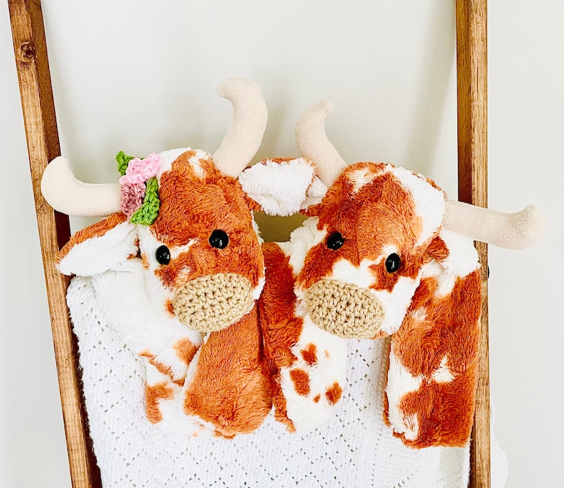 Longhorn Lovey Texas Cow Nursery Decor by JoJo'sBootique image 6