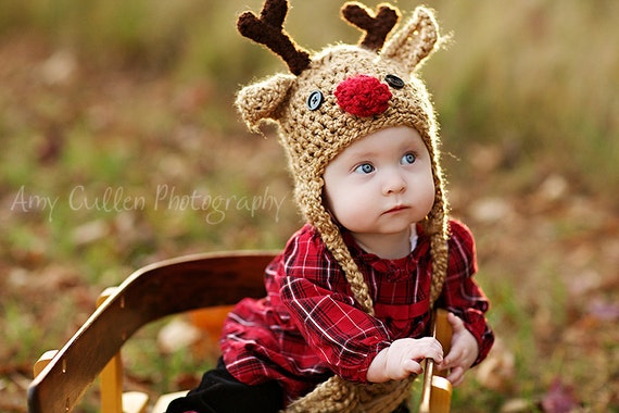 Costumizate! Disfraz de Reno para Bebe Talla de 0 a 6 Meses Especial de  Navidad