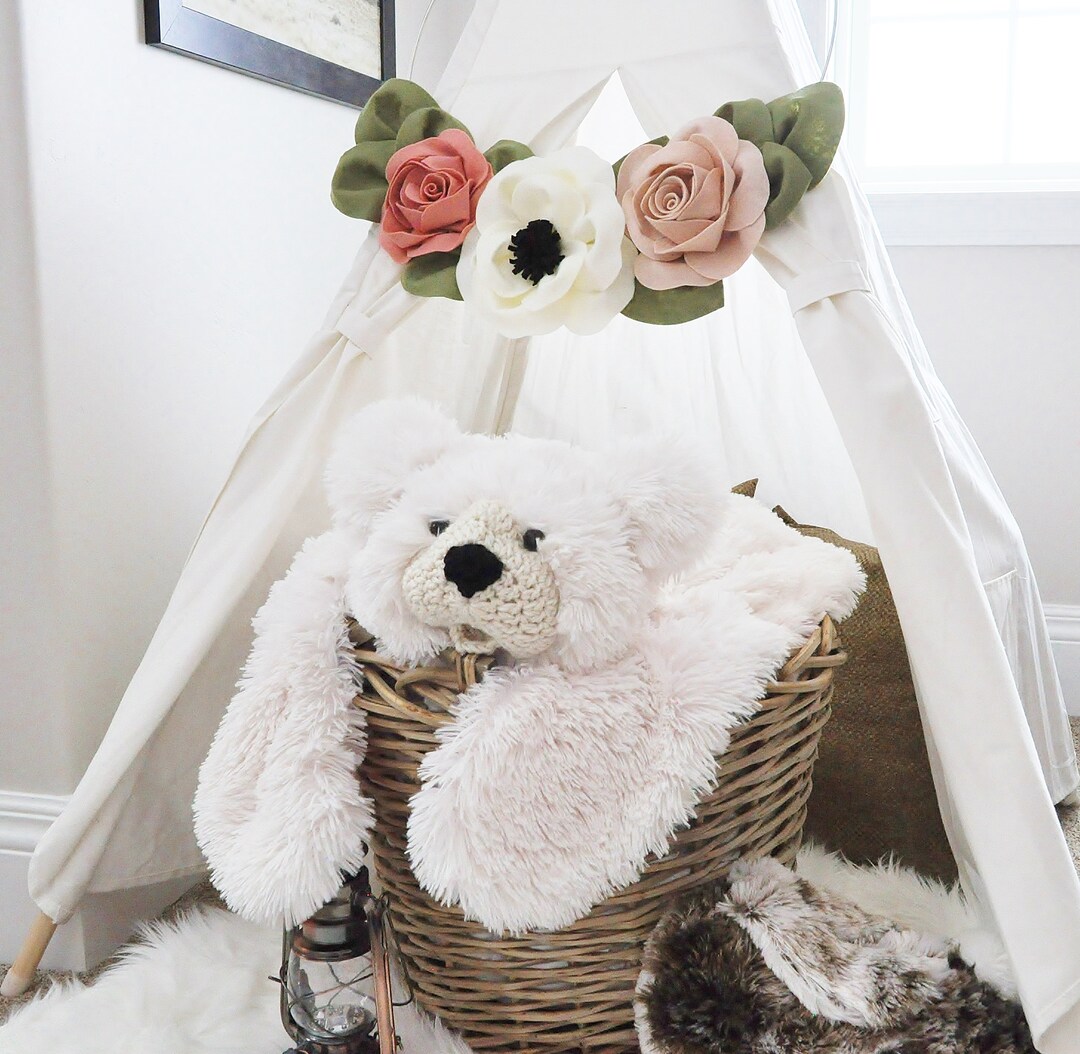 Polar Bear Rug Nursery Bear Rug Decor Baby Shower Gift Etsy