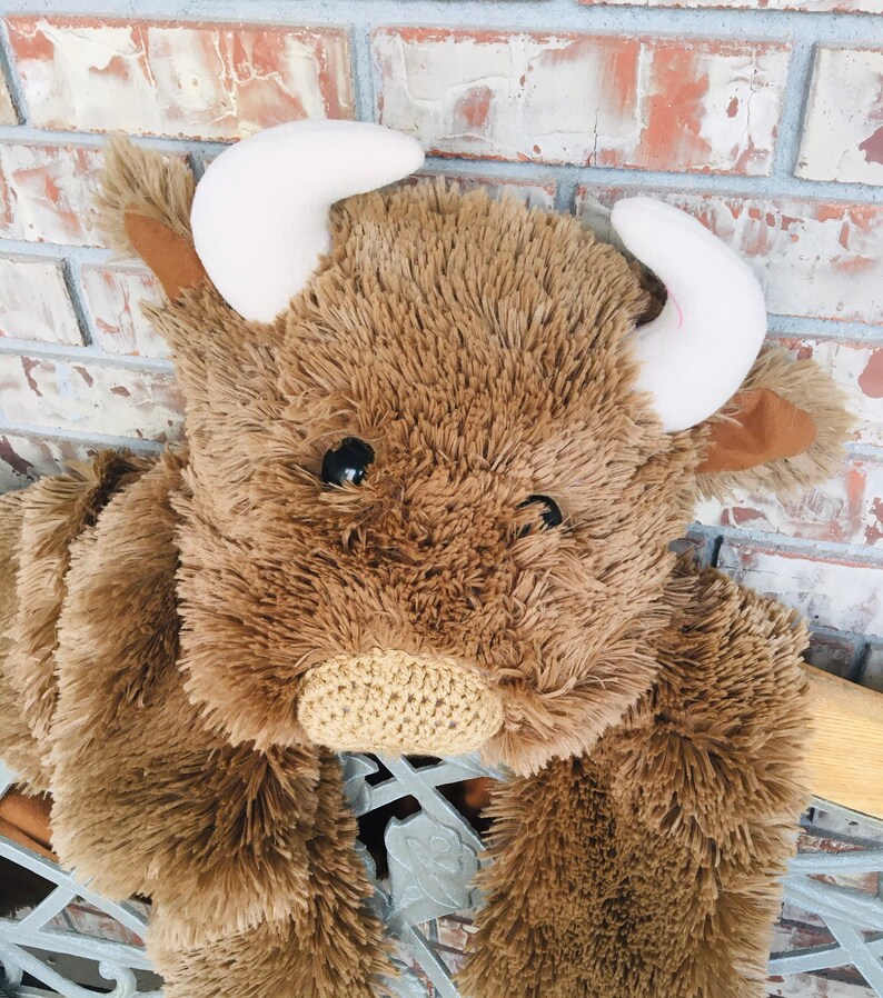 Small Highland Cow Rug Baby Southwestern Nursery Bison Gift Etsy