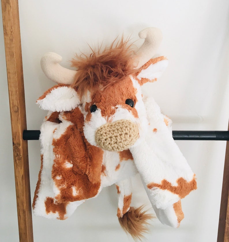 Longhorn Lovey Texas Cow Nursery Decor by JoJo'sBootique image 3