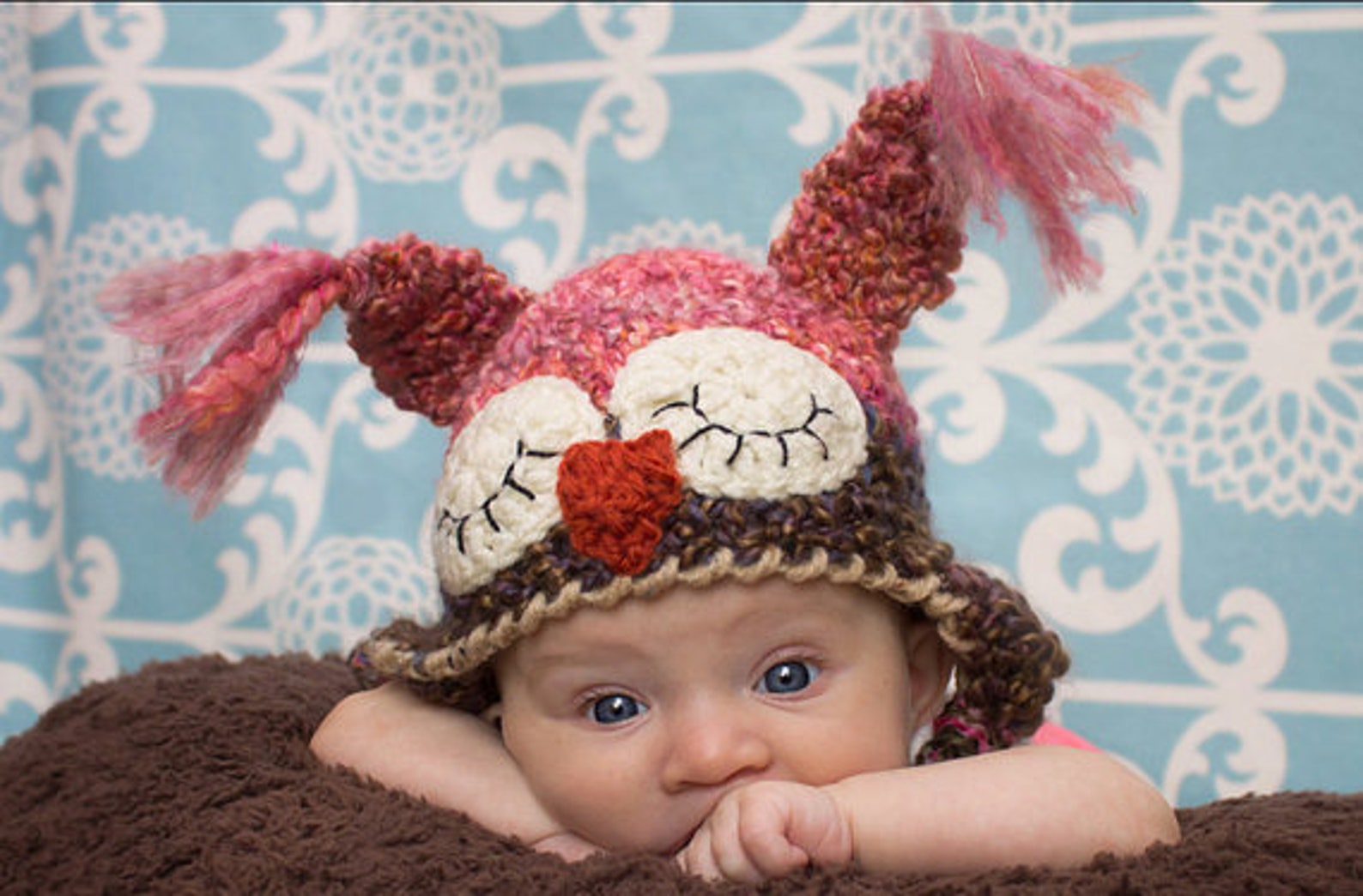 Baby Hats Sleepy Owl Hat baby Owl Hat for Baby Newborn Hat - Etsy