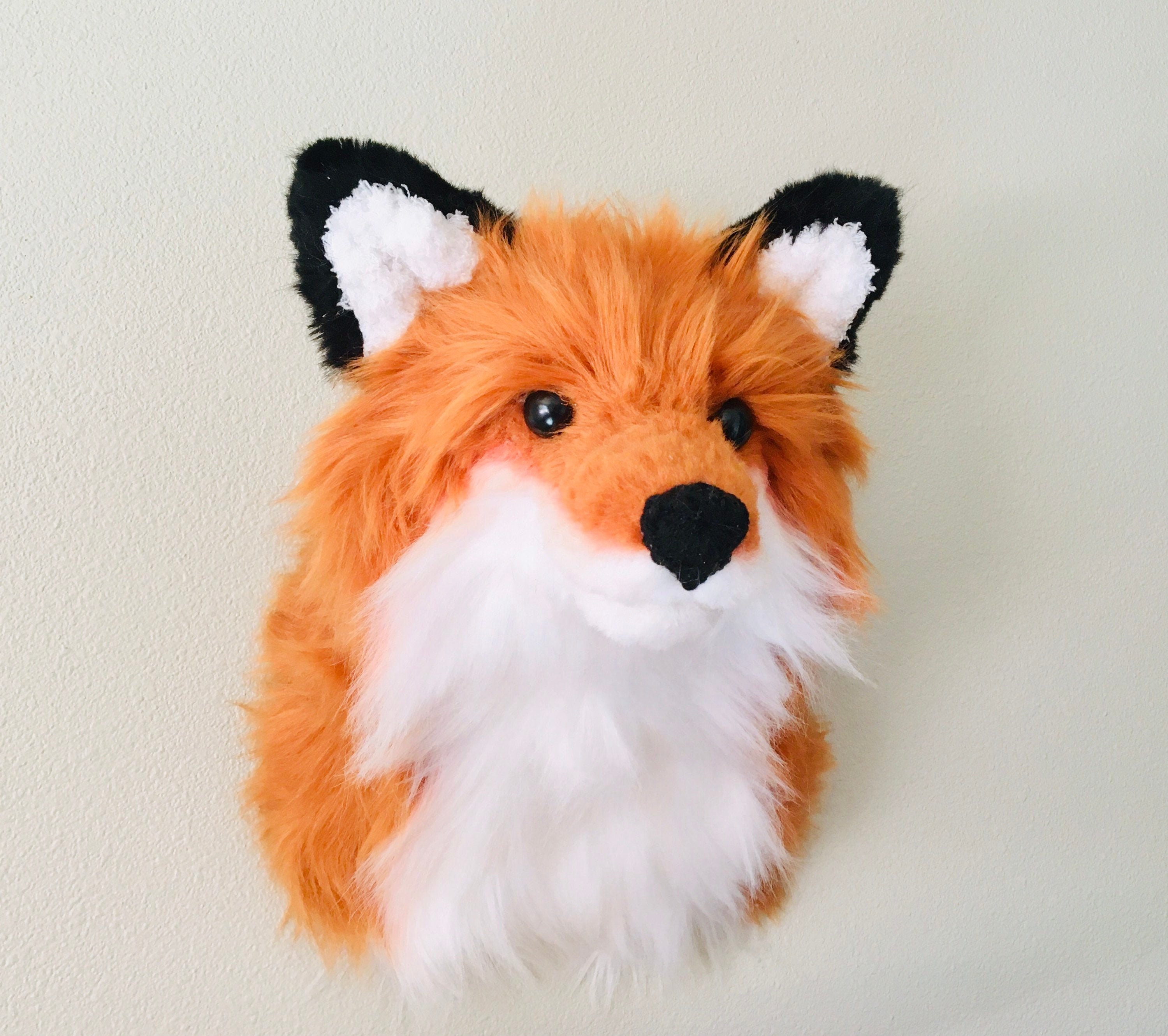 Fox Head Mount - Woodland Nursery Decor Wall Art - by Jojo's
