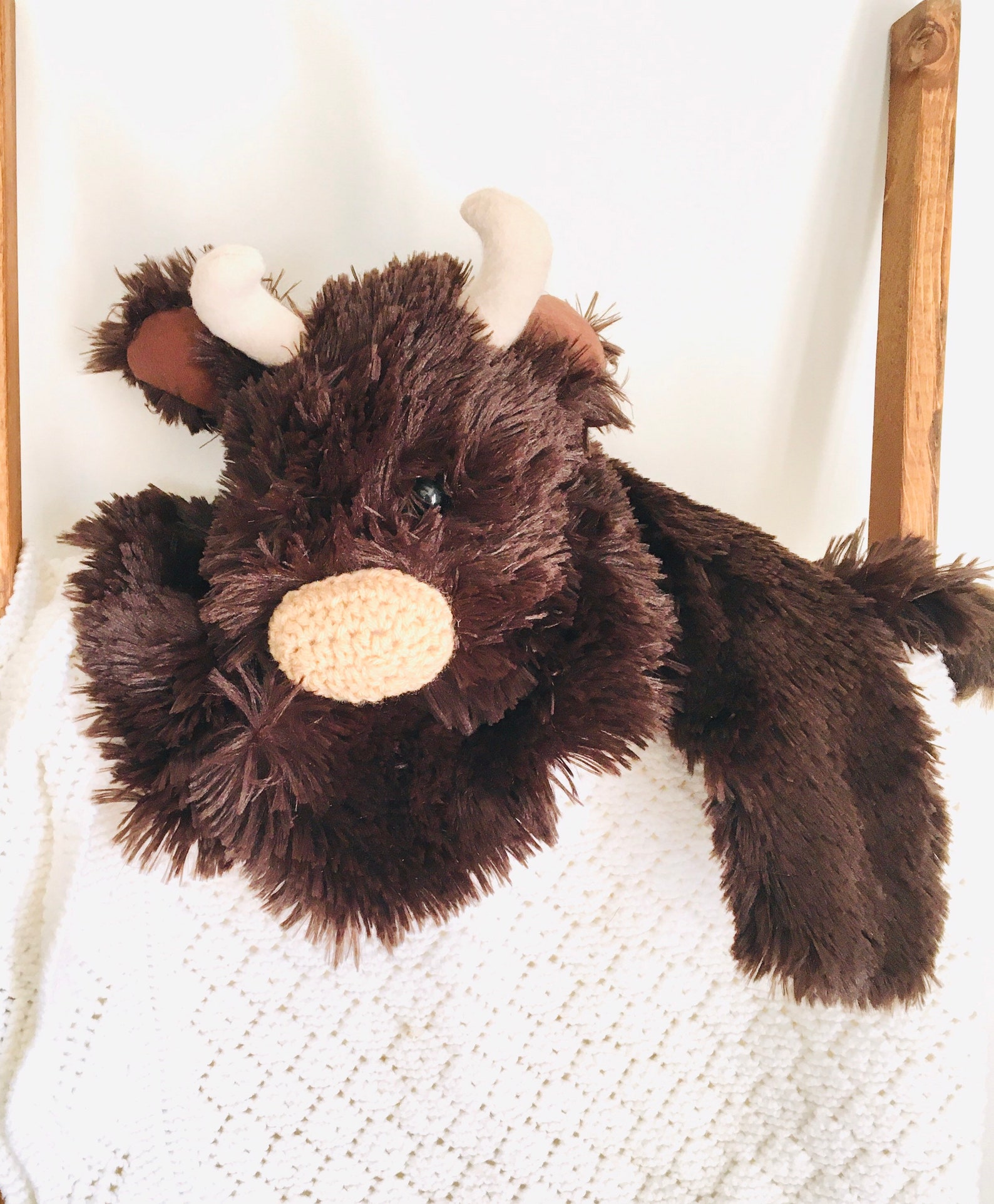 Buffalo Rug Bison Minky Blanket Southwestern Nursery Decor Etsy