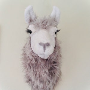 Llama Head Mount, Boho Nursery Decor Baby Shower Gift by Jojo's ...