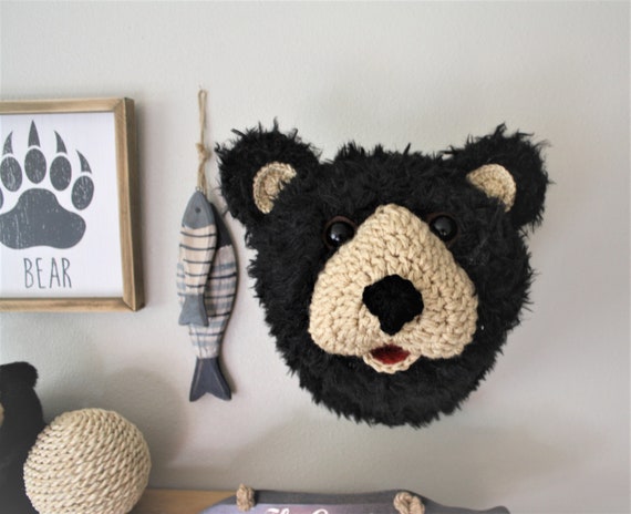 bear head wall mount nursery