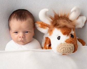 Longhorn Lovey - Texas Cow Nursery Decor - by JoJo'sBootique