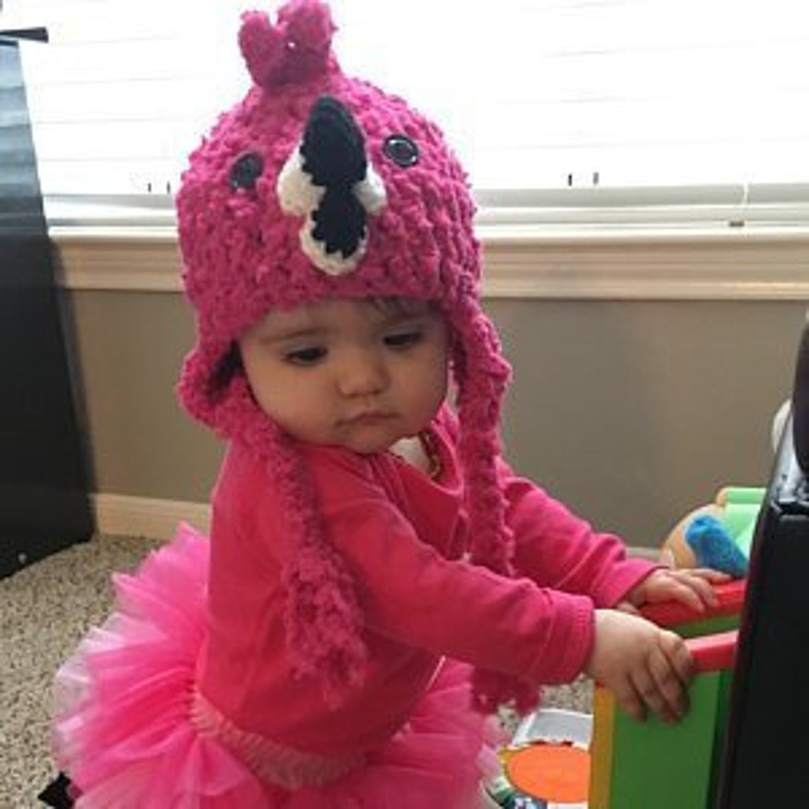 Flamingo Hat Baby Flamingo Hat Flamingo Halloween Costume Etsy