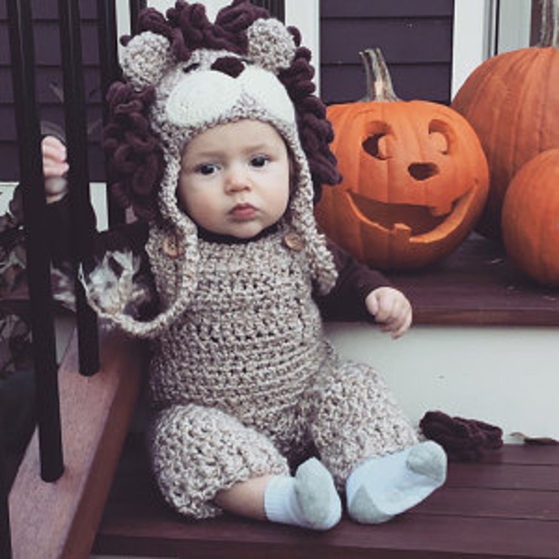 Baby Lion Costume Boy Halloween Baby Costume Lion Hat and Etsy