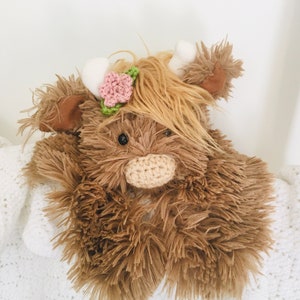 Mini Highland Cow Lovey - by JoJo&#39;s Bootique
