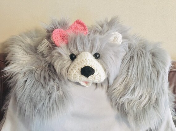 faux animal rug nursery