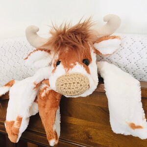 Longhorn Lovey Texas Cow Nursery Decor by JoJo'sBootique image 2