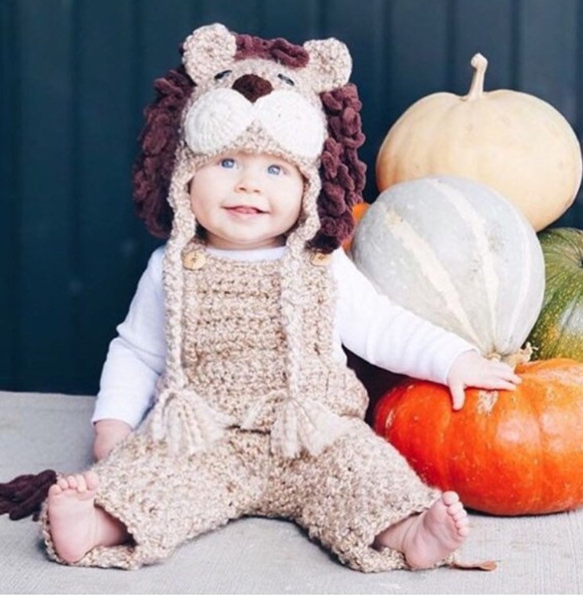Baby Lion Costume Boy Halloween Baby Costume Lion Hat and Etsy