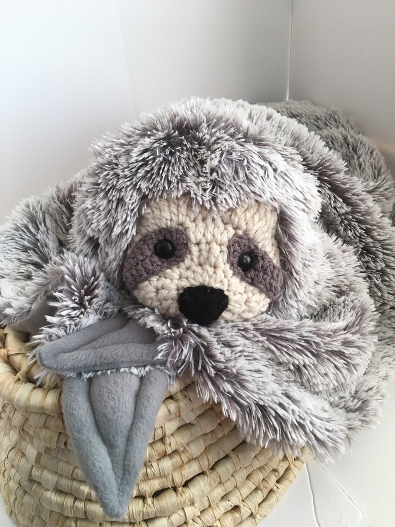 Sloth Rug - Nursery Decor - Sloth Playmat - Faux Taxidermy Reading Mat ...