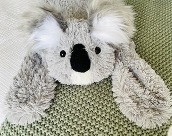 Koala Bear Rug - Koala Minky Blanket - Koala Nursery Decor - Safari Nursery Koala Rug - by JoJo Boo