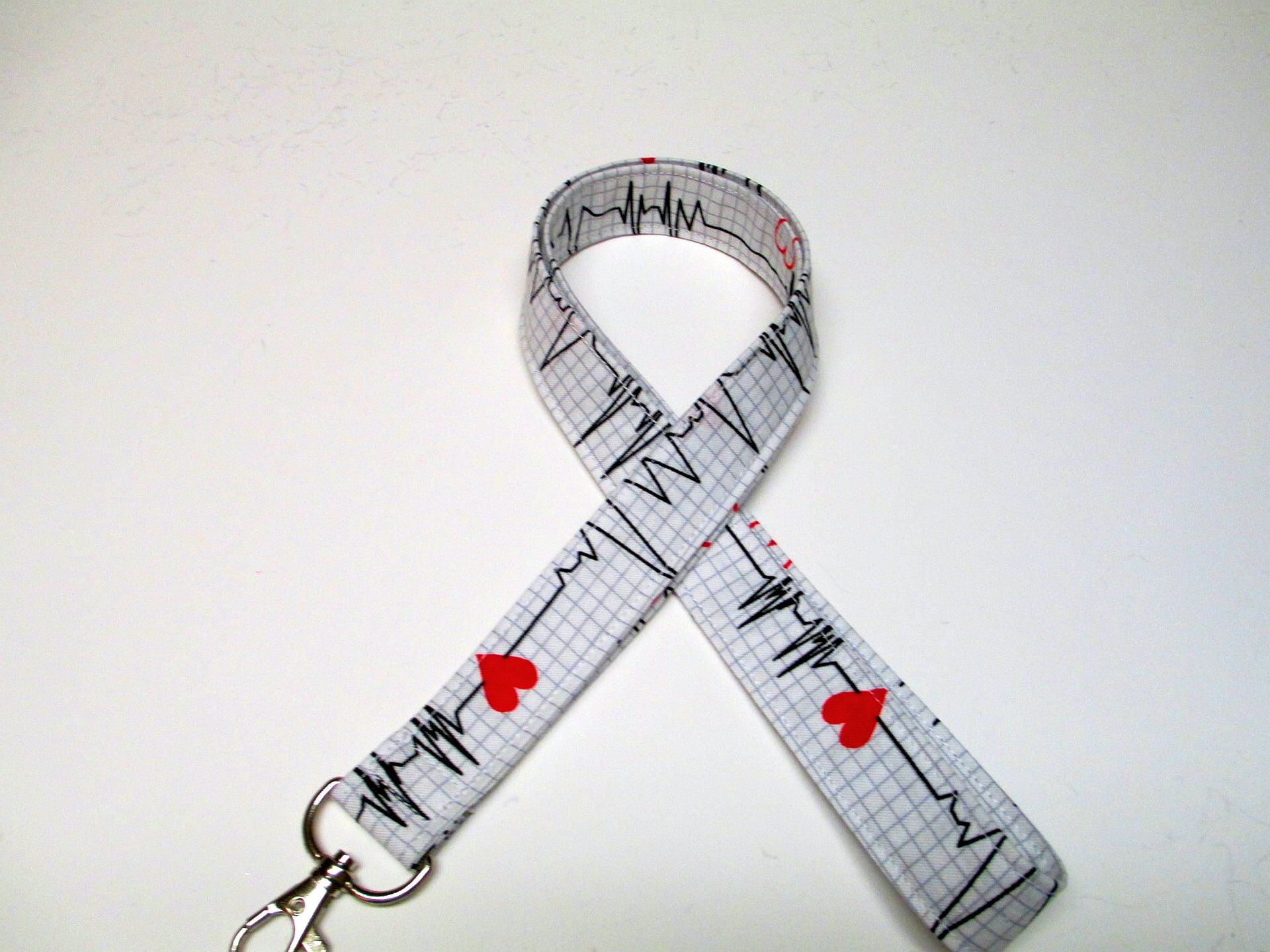 Medical lanyard Nurse lanyard Id badge lanyard Fabric Etsy